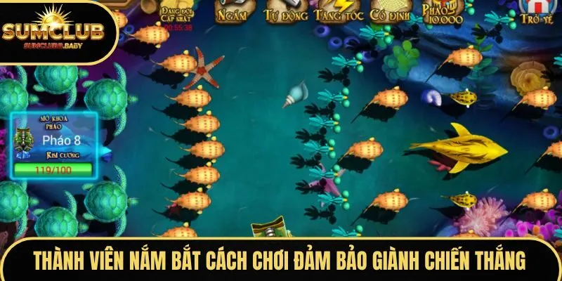 Thành viên nắm bắt cách chơi đảm bảo giành chiến thắng